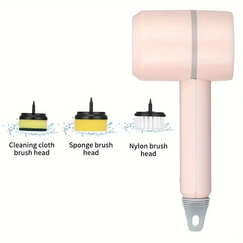 OLOEY 3-in-1 Electric Spin Scrubber, Electric Cleaning Brush Handheld Kitchen Cleaner Cordless Spin Scrubber, Power Scrubber