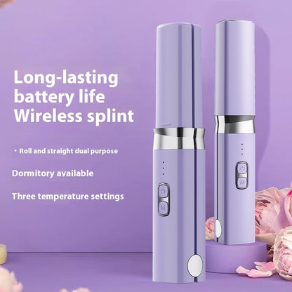 New Wireless Hair Straightener Charging Splint Mini-Portable
