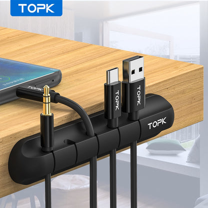 Minimalist Cable Management Clips – USB & Desk Wire Organizer