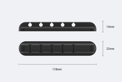 Minimalist Cable Management Clips – USB & Desk Wire Organizer