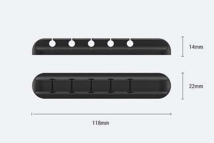 Minimalist Cable Management Clips – USB & Desk Wire Organizer