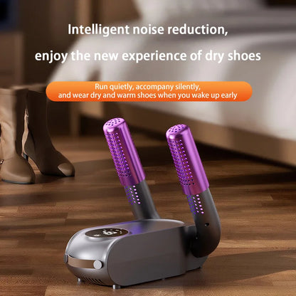 Electric UV Shoe Dryer Household Foldable Constant Warm Air Boot Dryer Heater Sterilization Deodorization Footwear Dryer