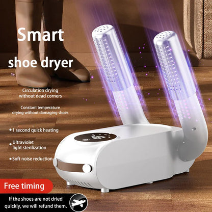 Electric UV Shoe Dryer Household Foldable Constant Warm Air Boot Dryer Heater Sterilization Deodorization Footwear Dryer