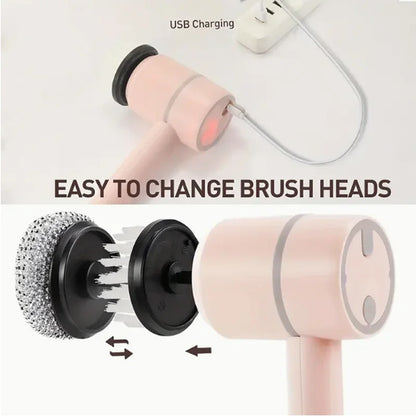 OLOEY 3-in-1 Electric Spin Scrubber, Electric Cleaning Brush Handheld Kitchen Cleaner Cordless Spin Scrubber, Power Scrubber