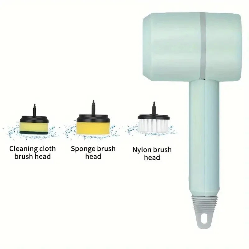 OLOEY 3-in-1 Electric Spin Scrubber, Electric Cleaning Brush Handheld Kitchen Cleaner Cordless Spin Scrubber, Power Scrubber