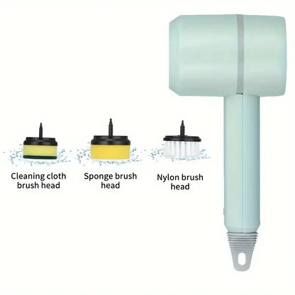 OLOEY 3-in-1 Electric Spin Scrubber, Electric Cleaning Brush Handheld Kitchen Cleaner Cordless Spin Scrubber, Power Scrubber