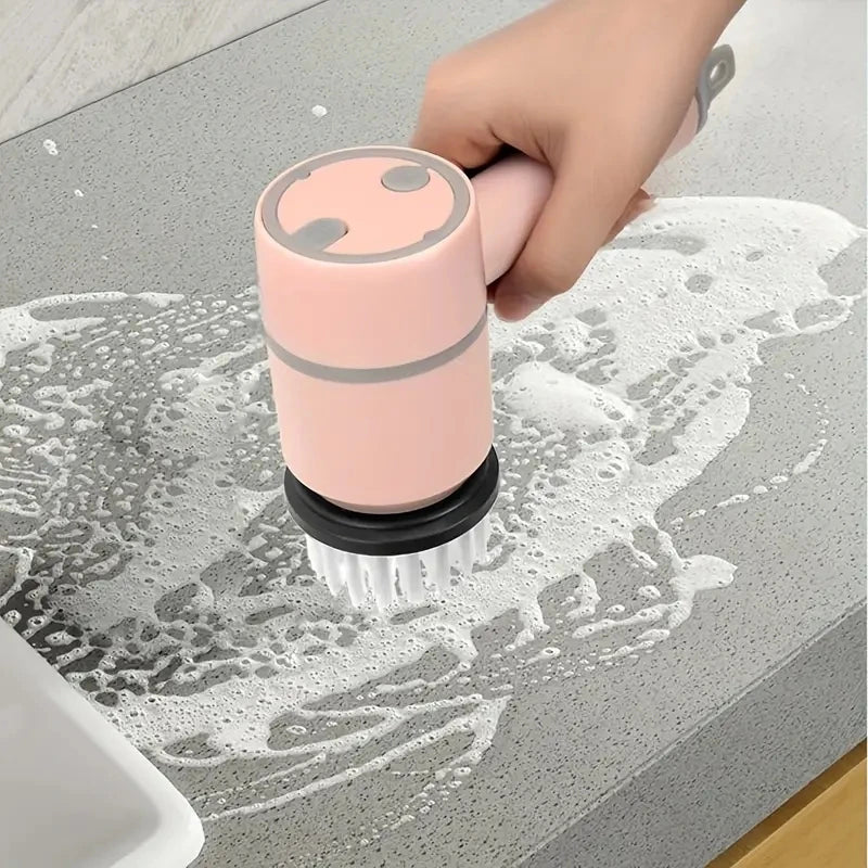 OLOEY 3-in-1 Electric Spin Scrubber, Electric Cleaning Brush Handheld Kitchen Cleaner Cordless Spin Scrubber, Power Scrubber
