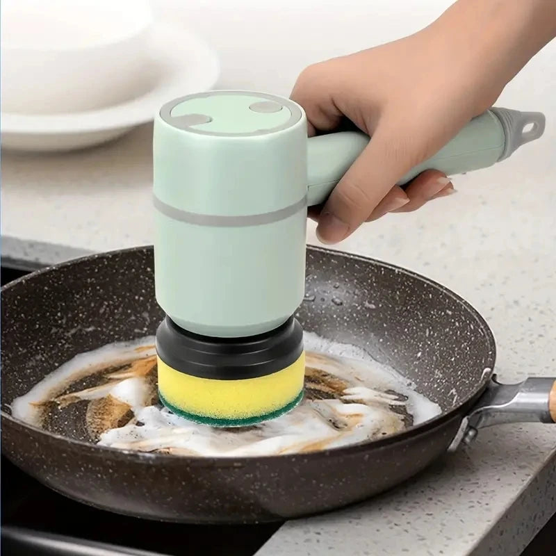 OLOEY 3-in-1 Electric Spin Scrubber, Electric Cleaning Brush Handheld Kitchen Cleaner Cordless Spin Scrubber, Power Scrubber